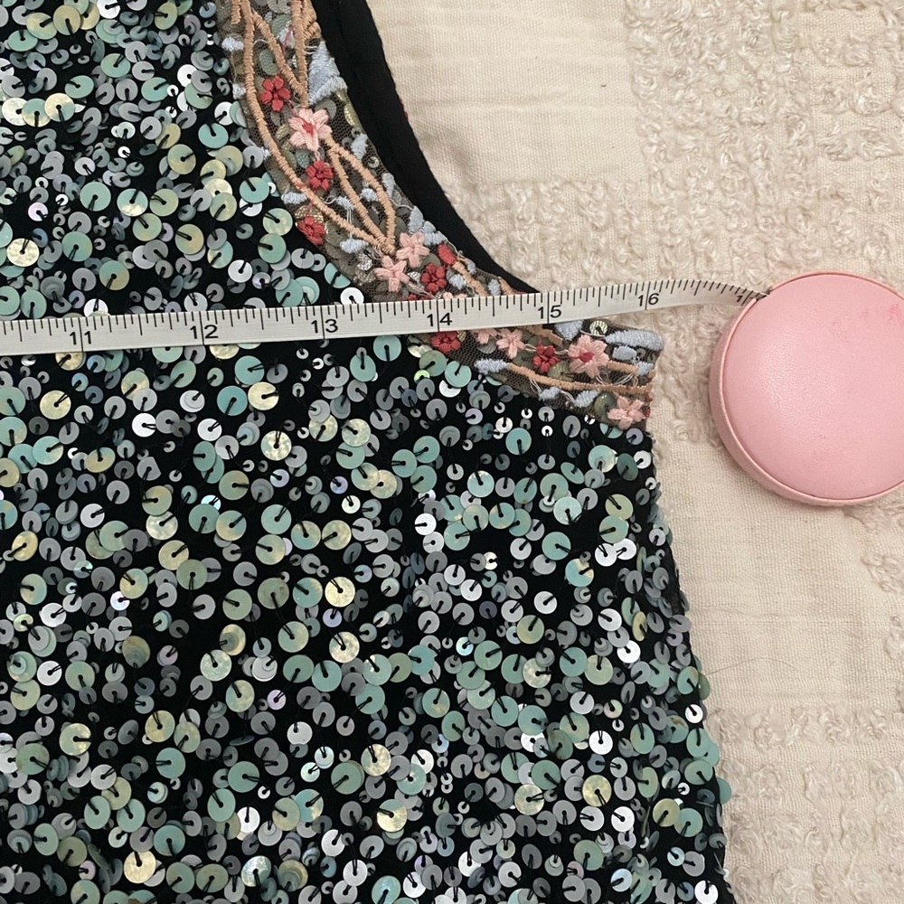 Anthropologie Varun Bahl  NWT Sequin Embellished Embroidered Astronomy SZ 2 - Picture 8 of 9